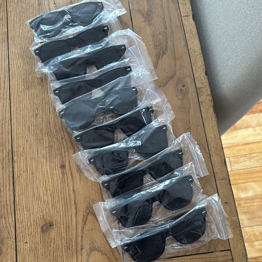 Set of Black Sunglasses (10)